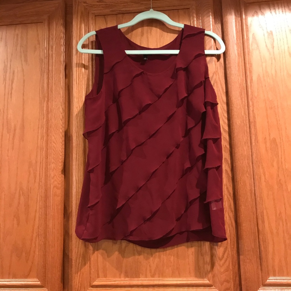 Ruffled Talbots Tank/Blouse